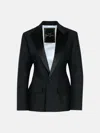 Dsquared2 'dan' Black Virgin Wool Blend Blazer In Black