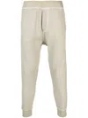 Dsquared2 Dan Cotton Track Pants In Neutral
