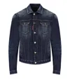 Dsquared2 Contrast-sleeve Denim Jacket