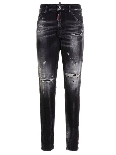 Dsquared2 Dan Jeans In Black