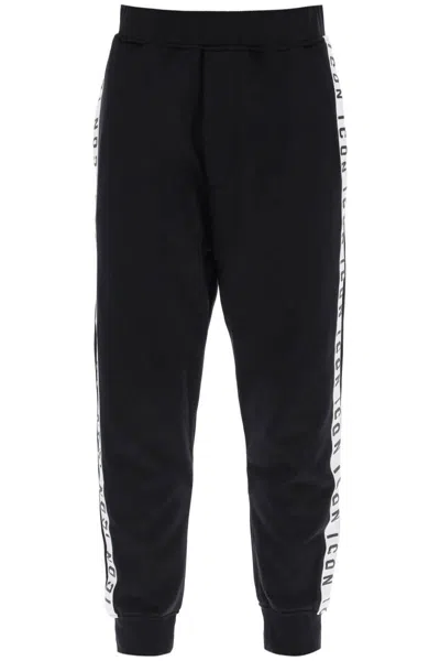 DSQUARED2 DAN JOGGERS WITH ICON BANDS