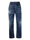 Dsquared2 Dan Tapered Jeans In Blue