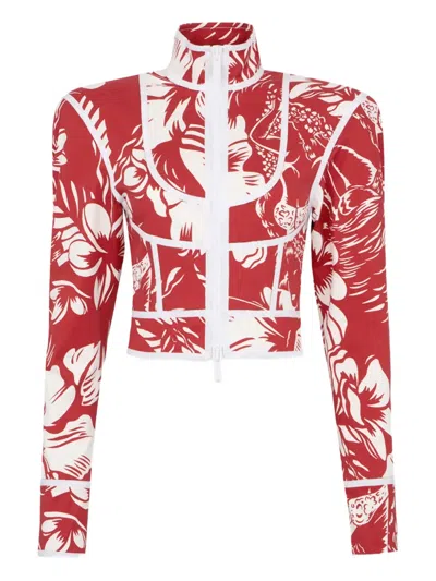 Dsquared2 Dancing Flowers Jacket In Multi
