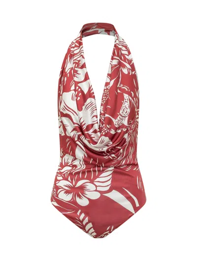 Dsquared2 Dancing Flowers Top - Mini Size In Pink
