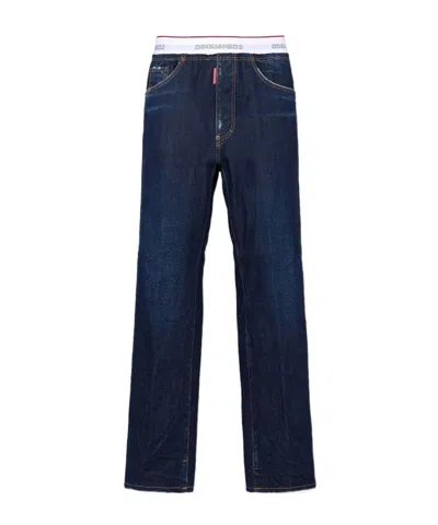 Dsquared2 Dark Aviator Relax Man Pant In Black