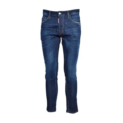 DSQUARED2 DARK BLUE CLEAN SKATER JEANS