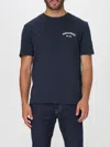 Dsquared2 Dark Blue Cotton T-shirt In Blue