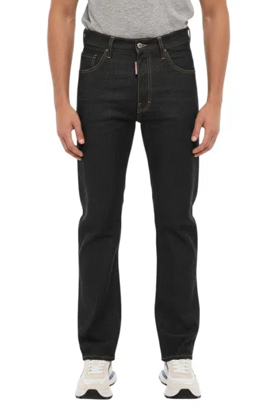 Dsquared2 Dark Blue Mid Rise Jeans