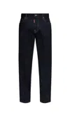 Dsquared2 Dark Blue Regular Jeans In Black