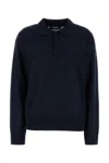 Dsquared2 Dark Blue Wool Polo Shirt