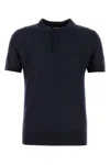 Dsquared2 Dsquared Dark Blue Wool Polo Shirt