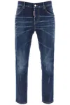 Dsquared2 Skater Mid-rise Slim Jeans In Blue