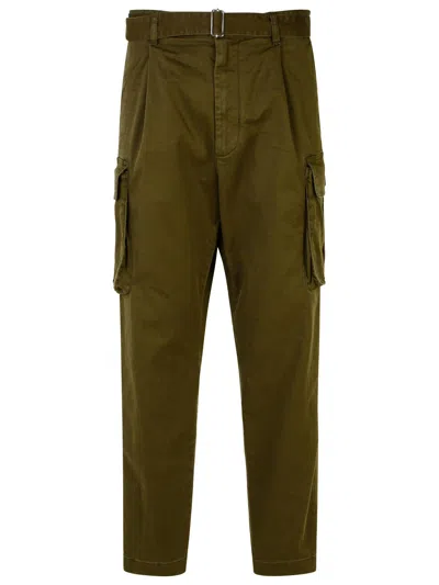 DSQUARED2 DARK GREEN CARGO PANTS