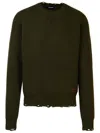 Dsquared2 Men's Virgin Wool Sweater In Green