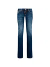 Dsquared2 Dark Highlight Venus Jeans In Blue