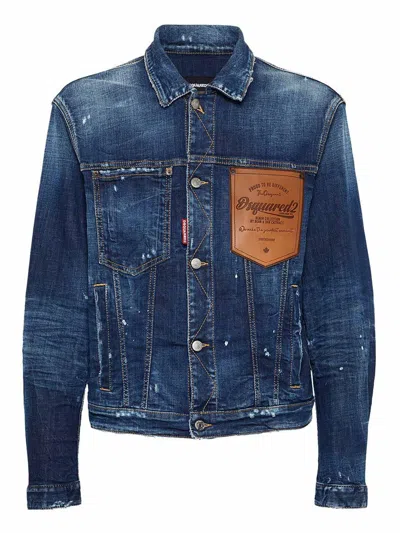 DSQUARED2 DSQUARED2 DARK PERFECT WASH OVER JACKET