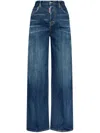 Dsquared2 Dark Pressed Traveller Jeans In Blue