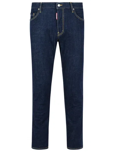 Dsquared2 Dark Rince Wash Skater Jeans