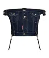 Dsquared2 Dark Upside Top In Blue