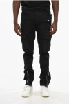 Dsquared2 Dark Washed Jeans With Ankle Zip 18cm In Black