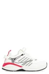 Dsquared2 Dash Panelled Mesh Lace-up Sneakers In White