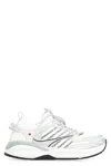 Dsquared2 White & Silver Dash Sneakers