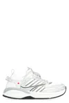 Dsquared2 Chunky Sole Mesh Sneakers With Maple Leaf Print In Black