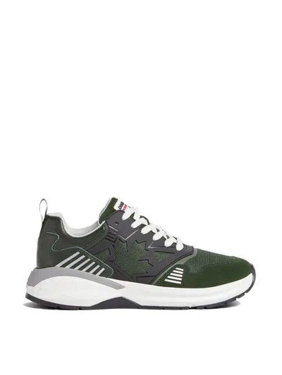 Dsquared2 Dash Logo Lace-up Sneakers In Green