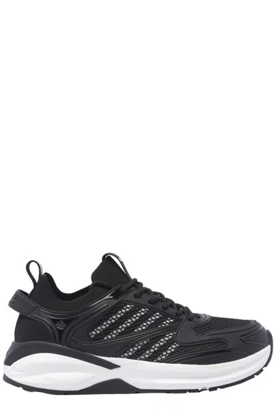Dsquared2 Dash Panelled Mesh Lace In Black