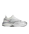 Dsquared2 White & Silver Dash Sneakers In White