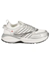 Dsquared2 Dsquared Multicolor Fabric, Mesh And Rubber Dash Sneakers In White