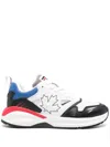 Dsquared2 Lace-up Low Top Sneakers For Men In White