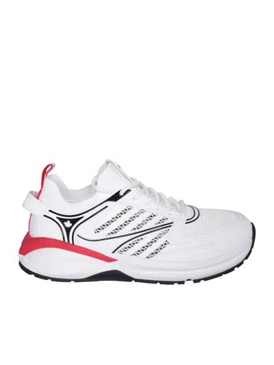DSQUARED2 DASH WHITE/RED SNEAKERS