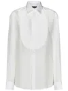 Dsquared2 Elegant Tuxedo Shirt For Women In Ivory