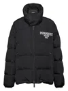 Dsquared2 Dean's Puffer Jacket In Blue