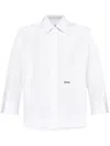 Dsquared2 Shirt With Embroidered Logo And Pocket In White