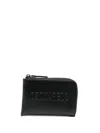 Dsquared2 Debossed-logo Detail Wallet In Schwarz