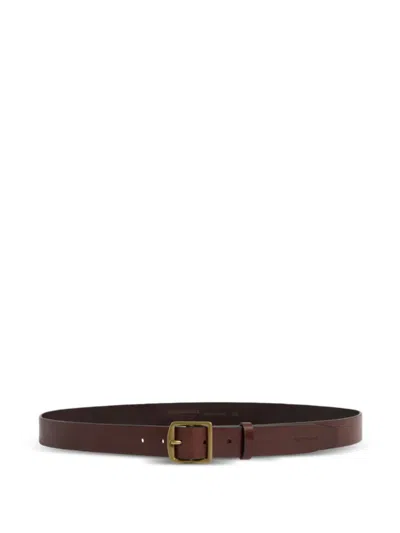 Dsquared2 Debossed-logo Belt In Brown