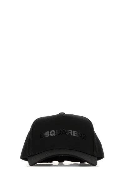Dsquared2 Deep Black Baseball Cap-tu Nd Dsquared Male
