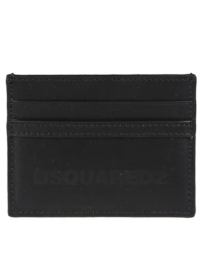 Dsquared2 Deep Credit Card Holder In Nero