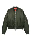 Dsquared2 Zip-front Bomber Jacket In Green