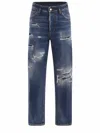 Dsquared2 Cropped 5-pocket Denim Jeans With Waist Loops For Women Ss24 In Denim Azzurro