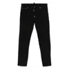 Dsquared2 Slim-fit Black Denim Pants In Black