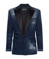 Dsquared2 Denim Blazer In Black