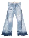 Dsquared2 Better Collaboration Mother Jeans Style In Blue