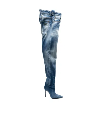 DSQUARED2 DENIM BOOTS