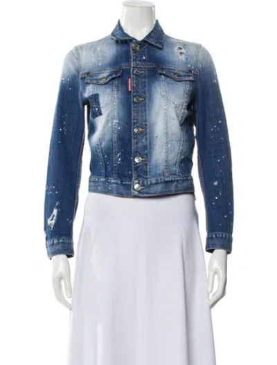 Pre-owned Dsquared2 Denim Jacket In Blue