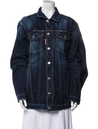 Pre-owned Dsquared2 Denim Jacket In Blue