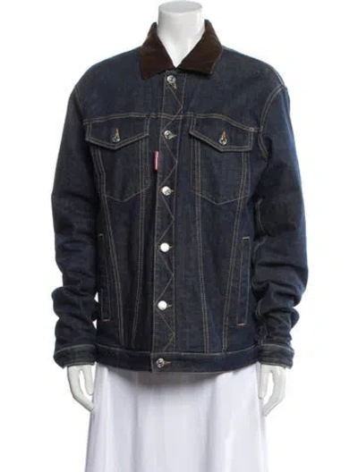 Pre-owned Dsquared2 Denim Jacket In Blue