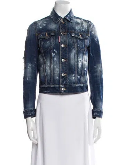 Pre-owned Dsquared2 Denim Jacket In Blue